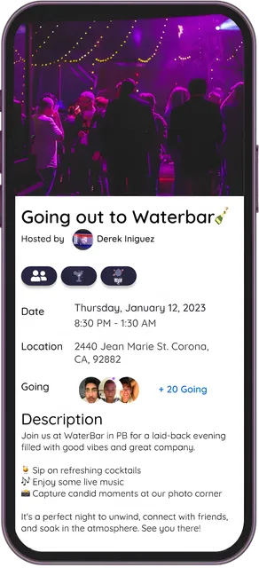 Mobile image that showcase app functionality.