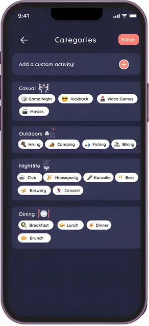 Mobile image that showcase app functionality.
